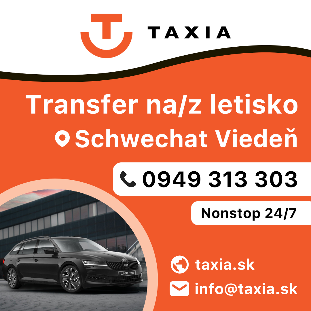 Taxia – spoľahlivý letiskový transfer z Bratislavy na Schwechat